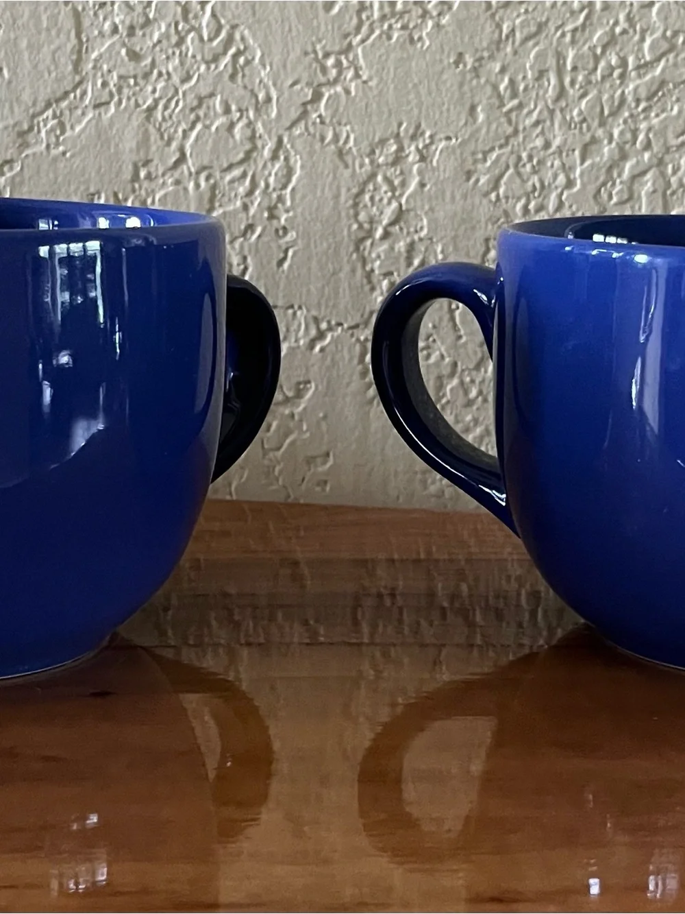 Pier 1 Cobalt Blue Ceramic Mugs - Pair